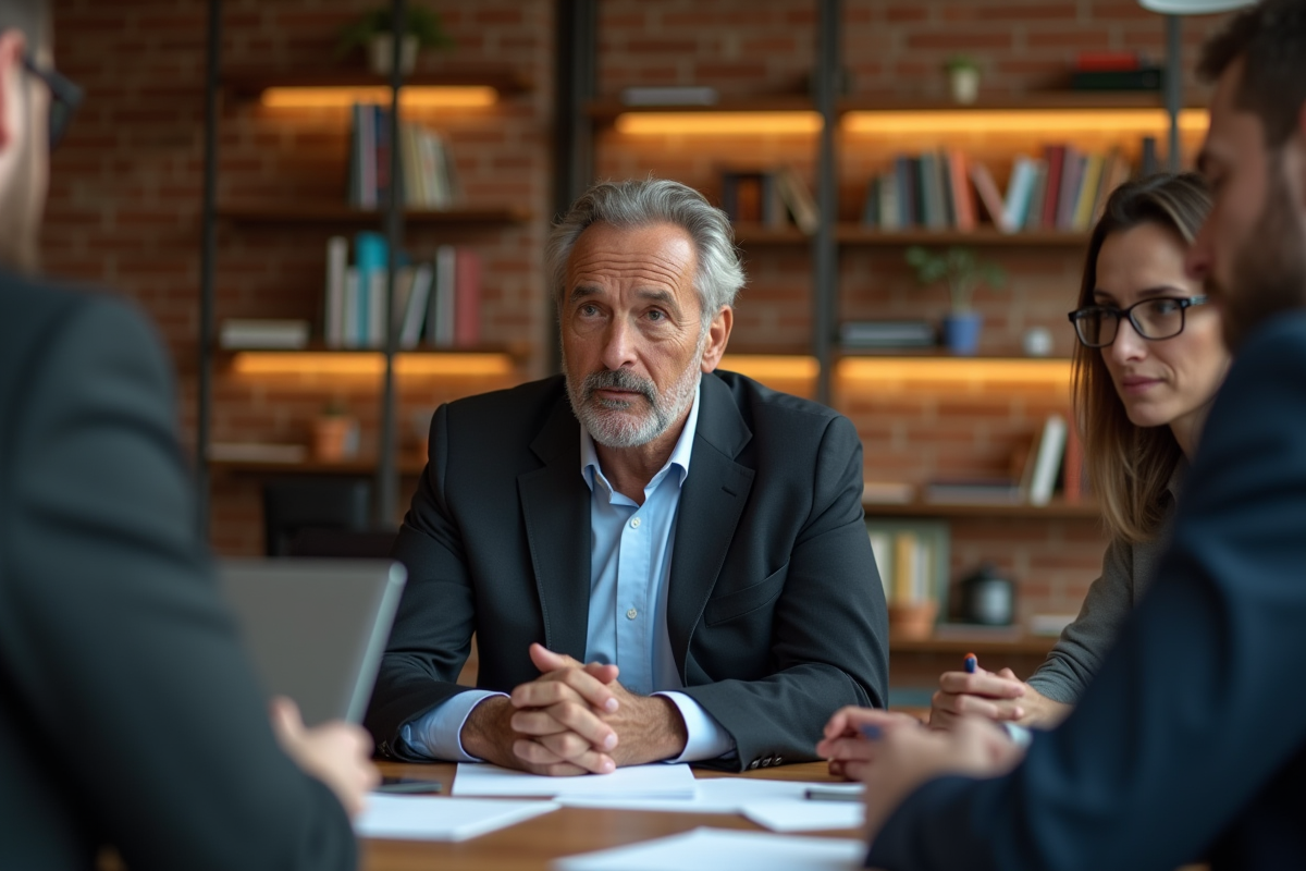 Groupe de personnes en atelier dans un espace coworking