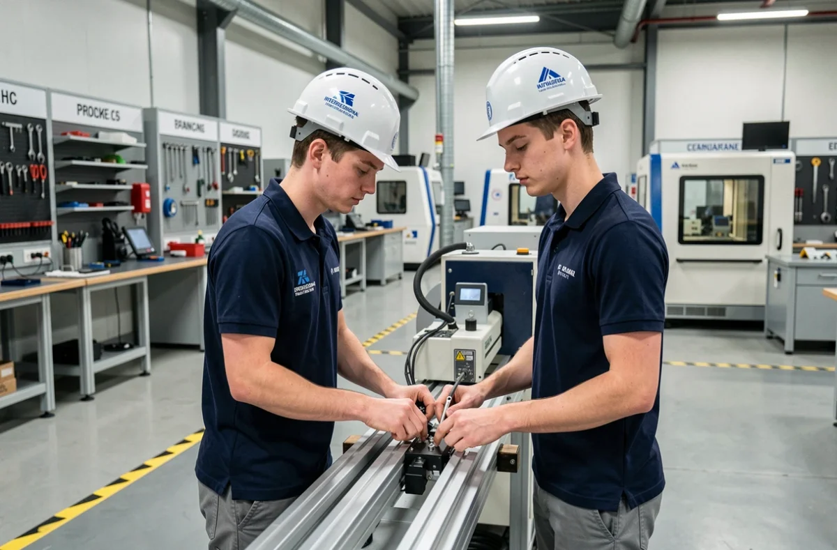 Apprentis en formation technologique interrégionale au CFA des technologies interrégional